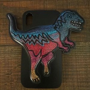 Coach iPhone XR Rexy Dinosaur Case